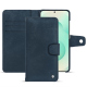 Funda de piel para cartera Samsung Galaxy S25+ - Jean vintage ( Pantone #2f414f  ) 