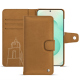 Custodia in pelle Samsung Galaxy S25+ - Castan esparciate ( Pantone #824F2A )