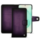 Étui portefeuille cuir Samsung Galaxy S25+ - Violet Patine