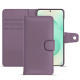 三星 Galaxy S25+ 皮革钱包保护套 - Lilas PU ( Pantone #b9a3e3 )