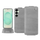 Housse cuir Samsung Galaxy S25+ - Platinium ( Pantone 877C ) 