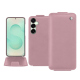 Housse cuir Samsung Galaxy S25+ - Rose ( Nappa - Pantone #efbae1 ) 