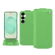 Capa em pele Samsung Galaxy S25+ - Vert olive ( Nappa - Pantone #a7c58e ) 