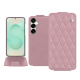 レザーケース Samsung Galaxy S25+ - Rose - Couture ( Nappa - Pantone #efbae1 ) 
