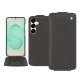 Funda de piel Samsung Galaxy S25+ - Anthracite ( Pantone #41403c ) 