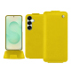 レザーケース Samsung Galaxy S25+ - Jaune fluo ( Pantone #c9ff57 ) 