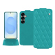 Funda de piel Samsung Galaxy S25+ - Bleu fluo - Couture