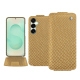 Custodia in pelle Samsung Galaxy S25+ - Serpent sabbia ( Pantone #D2BA92 )