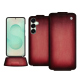 Capa em pele Samsung Galaxy S25+ - Rose Patine