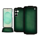 Capa em pele Samsung Galaxy S25+ - Vert Patine