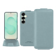 Custodia in pelle Samsung Galaxy S25+ - Bleu Ciel PU ( Pantone #abcae9 )