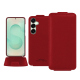 Capa em pele Samsung Galaxy S25+ - Rouge PU ( Pantone #d50032 )