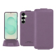 Funda de piel Samsung Galaxy S25+ - Lilas PU ( Pantone #b9a3e3 )
