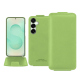 Housse cuir Samsung Galaxy S25+ - Vert olive PU ( Pantone #a7c58e )