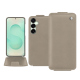 Housse cuir Samsung Galaxy S25+ - Beige Veggie ( Pantone #dab9a1 ) 