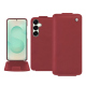 Custodia in pelle Samsung Galaxy S25+ - Rouge Veggie ( Pantone #862633 ) 