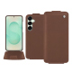 Funda de piel Samsung Galaxy S25+ - Marron Veggie ( Pantone #95614d ) 