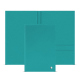 Vehicle registration document case - Bleu fluo