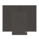 Vehicle registration document case - Anthracite - Couture ( Pantone #41403c ) 