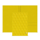 Vehicle registration document case - Jaune fluo - Couture ( Pantone #c9ff57 ) 