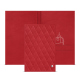 Vehicle registration document case - Rouge troupelenc - Couture ( Pantone #AB191A )