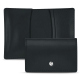 Credit - business cards leather holder - Noir Veggie ( Noir / Black) 