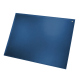 Leather desk blotter - Medium 44 x 30 cm - Bleu Veggie ( Pantone #3f5864 ) 