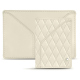Étui 3 cartes de crédit - Blanc - Couture ( Nappa - White ) 