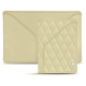 Lederetui für 3 Kreditkarten - Beige - Couture ( Nappa - Pantone #ceb888 ) 