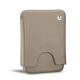Leather case for business cards - 20 cards - Beige Veggie ( Pantone #dab9a1 ) 