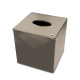 Square tissue box holder - Beige Veggie ( Pantone #dab9a1 ) 