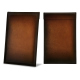 Bill holder with magnetic flap - 12 x 19 cm - Marron Patine