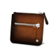 Zipper money wallet - Marron Patine