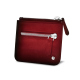 Zipper money wallet - Rouge Patine
