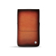 Leather case for slim cigarette pack | 100 S - Orange Patine