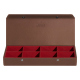 Caja para joyas - Marron Veggie ( Pantone #95614d ) 