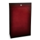 Porte-menu de table A5 - Rouge Patine