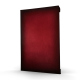 Porte menu A5 - Simple - Rouge Patine