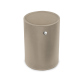 Leather pen pot - round - Beige Veggie ( Pantone #dab9a1 ) 