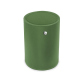 Leather pen pot - round - Vert Veggie ( Pantone #68724d ) 