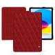 Apple iPad leather case - Rouge - Couture ( Nappa - Pantone #d50032 ) 