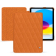 Capa em pele Apple iPad - Orange - Couture ( Nappa - Pantone #ff9351 ) 