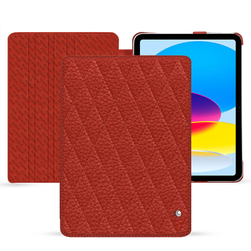 Capa de couro de luxo com aba para Apple iPadPapaye - Couture ( Pantone #b54317 ) 