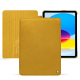 Apple iPad leather case - Jaune soulèu ( Pantone #F3B934 )