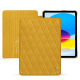 가죽 커버 Apple iPad - Jaune soulèu - Couture ( Pantone #F3B934 )