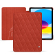 Funda de piel Apple iPad - Arange clouquié - Couture ( Pantone #D33108 )