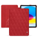 Funda de piel Apple iPad - Rouge troupelenc - Couture ( Pantone #AB191A )