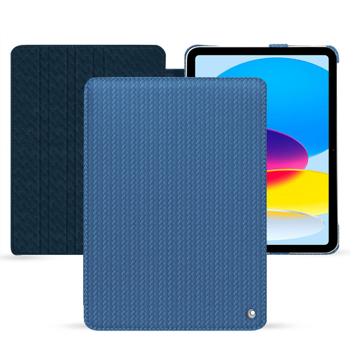 Luxuriöse Lederhülle für das Apple iPadAbaca ishia ( Pantone #395775 ) 