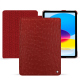 Funda de piel Apple iPad - Autruche ciliegia ( Pantone #a4343a ) 