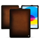 Funda de piel Apple iPad - Marron Patine